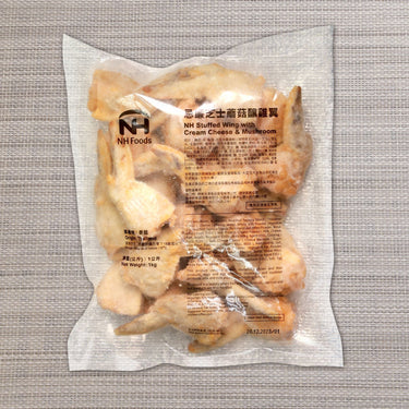 忌廉芝士磨菇釀雞翼